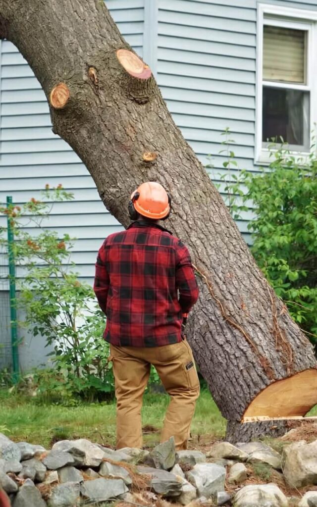 Safe tree removal in Monmouth County NJ by Deep Cut licensed arborists with full site cleanup.